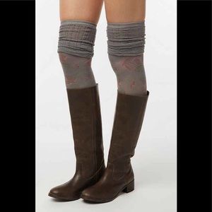 Urban Outfitters Pointelle Cuff OTK Socks